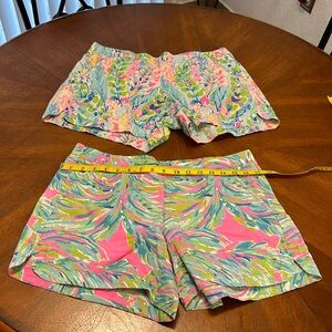 2 Lily Pulitzer shorts size M.